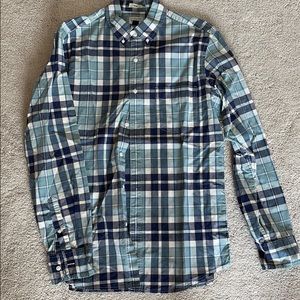 Men’s slim j crew button down shirt